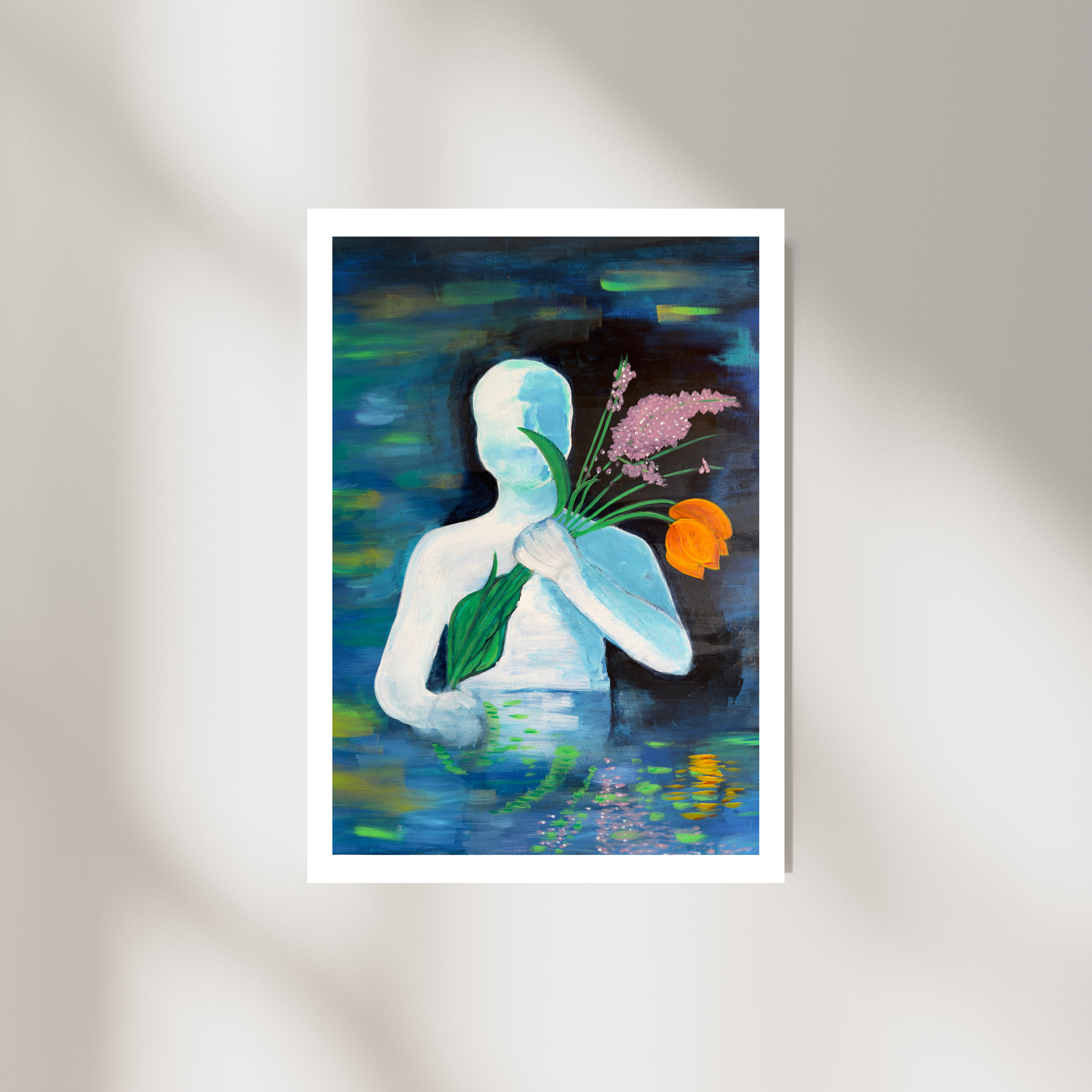 LE BOUQUET DU SOLDAT - Tirage d'art