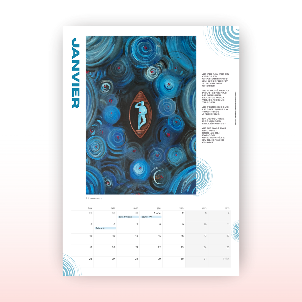 CALENDRIER 2026 LES ÂMES - précommande