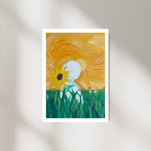 LA DANSE DU TOURNESOL - Tirage d'art