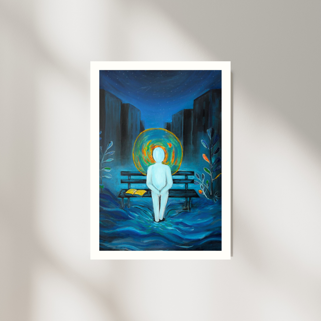 LE BANC DES RÊVES - Tirage d'art