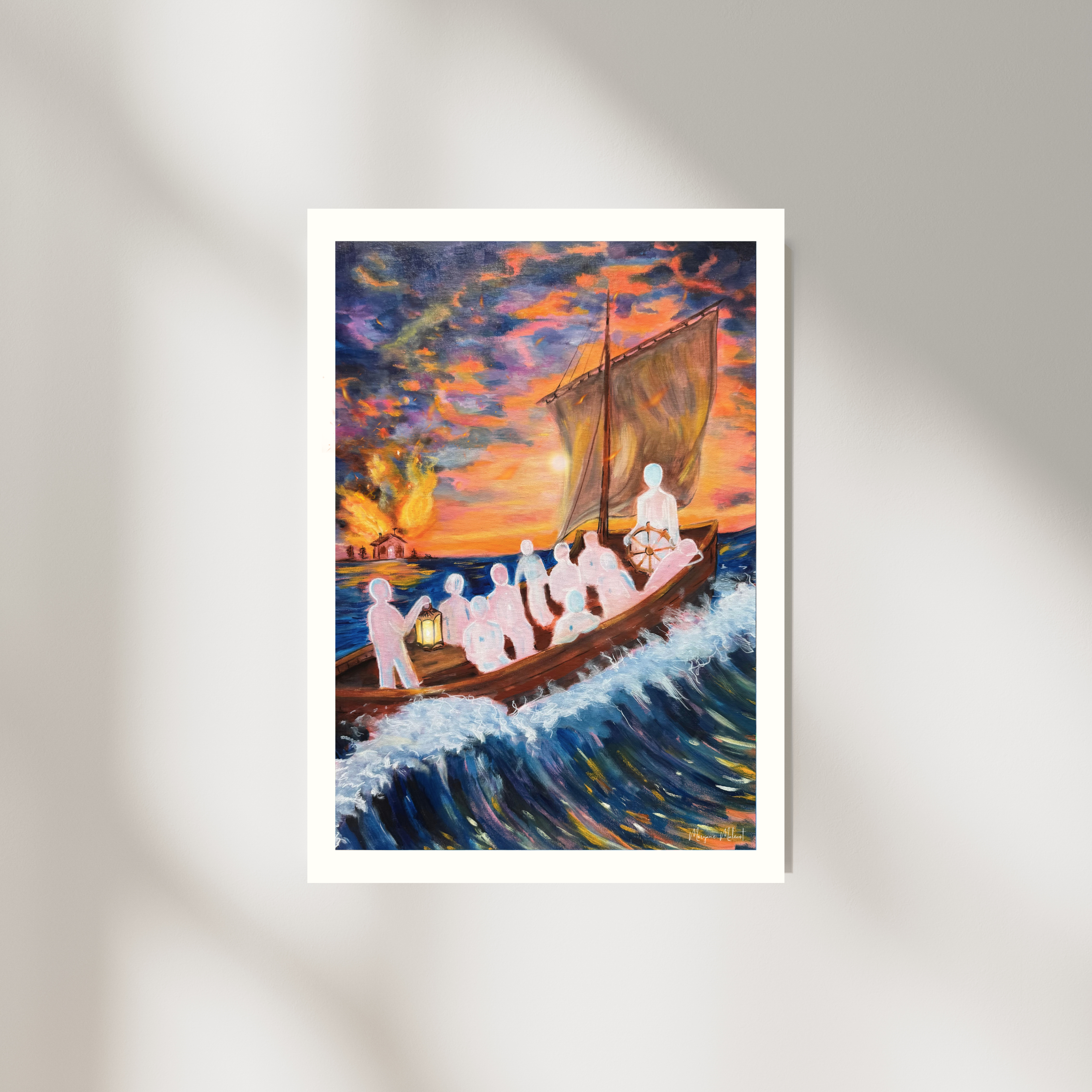 LA TRAVERSÉE - Tirage d'art